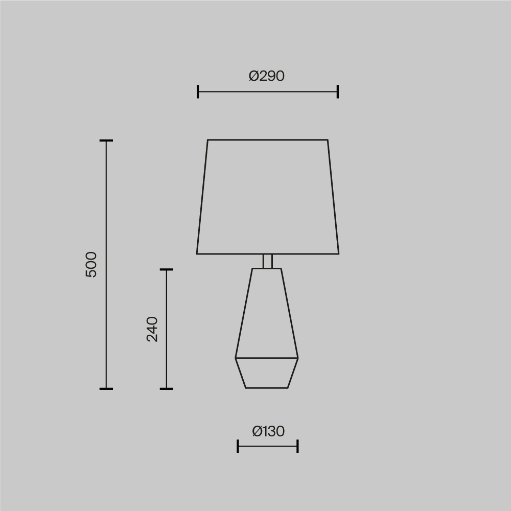 Настольный светильник Maytoni Z181-TL-01-B