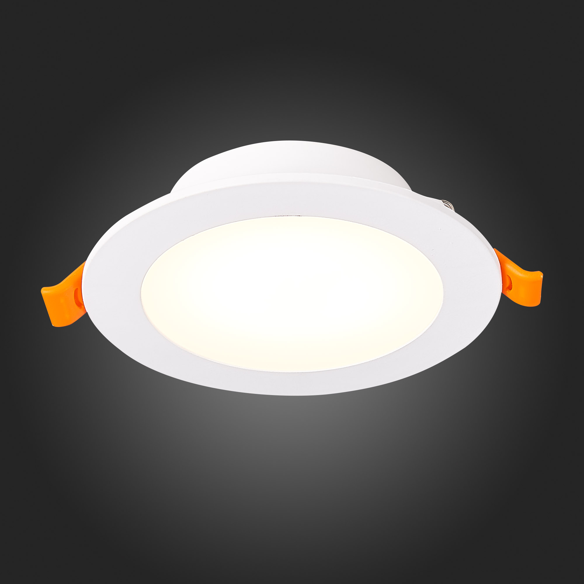 ST212.508.10 Св-к встр. Белый LED 1*10W 3000K/4000K/6000K 850Lm Ra80 110° IP20 D120xH30 220-240V Встраиваемые светильники