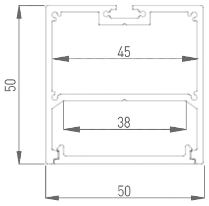 Профиль DesignLed LS.5050-W-R