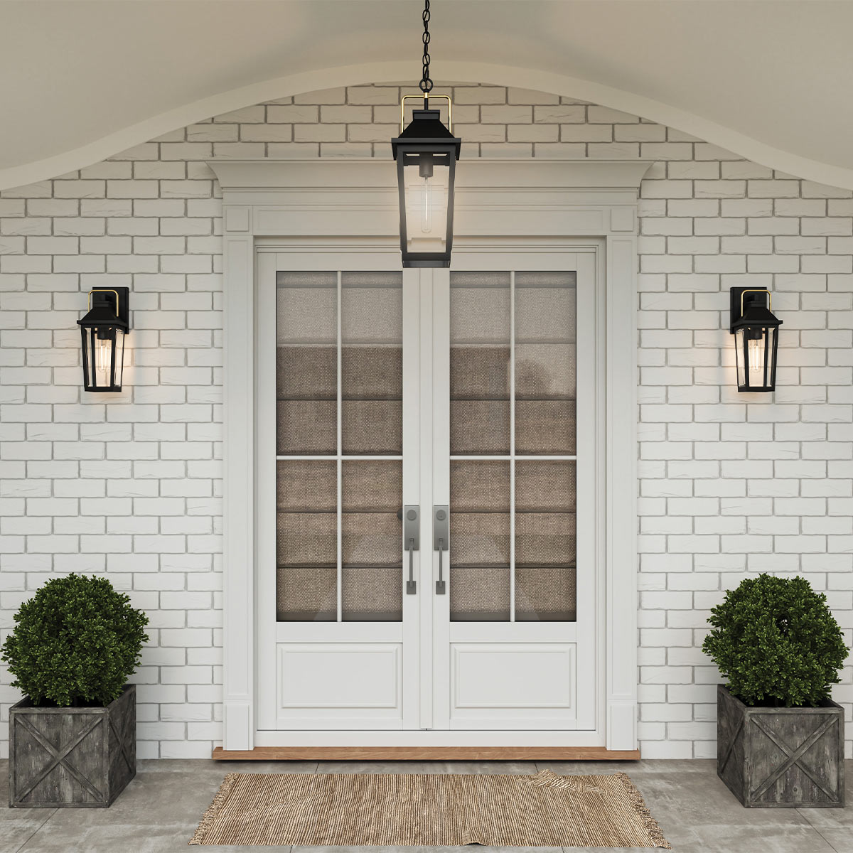 Настенный фонарь Quoizel, Арт. QZ-BUCKLEY-S-MBK