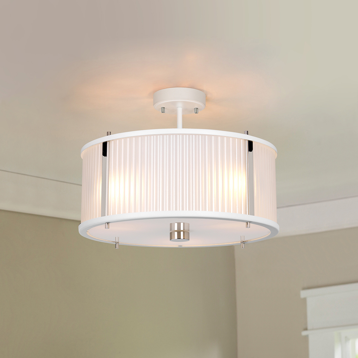 Подвесной светильник Elstead Lighting, Арт. DL-CORONA-3P-WPN