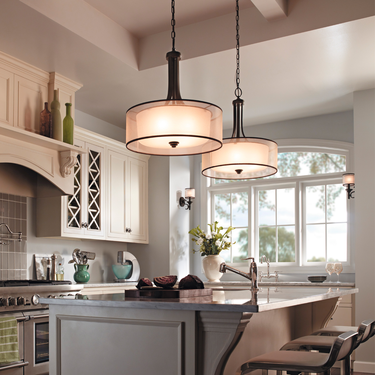 Подвесной светильник Kichler, Арт. KL-LACEY-P-L-MB