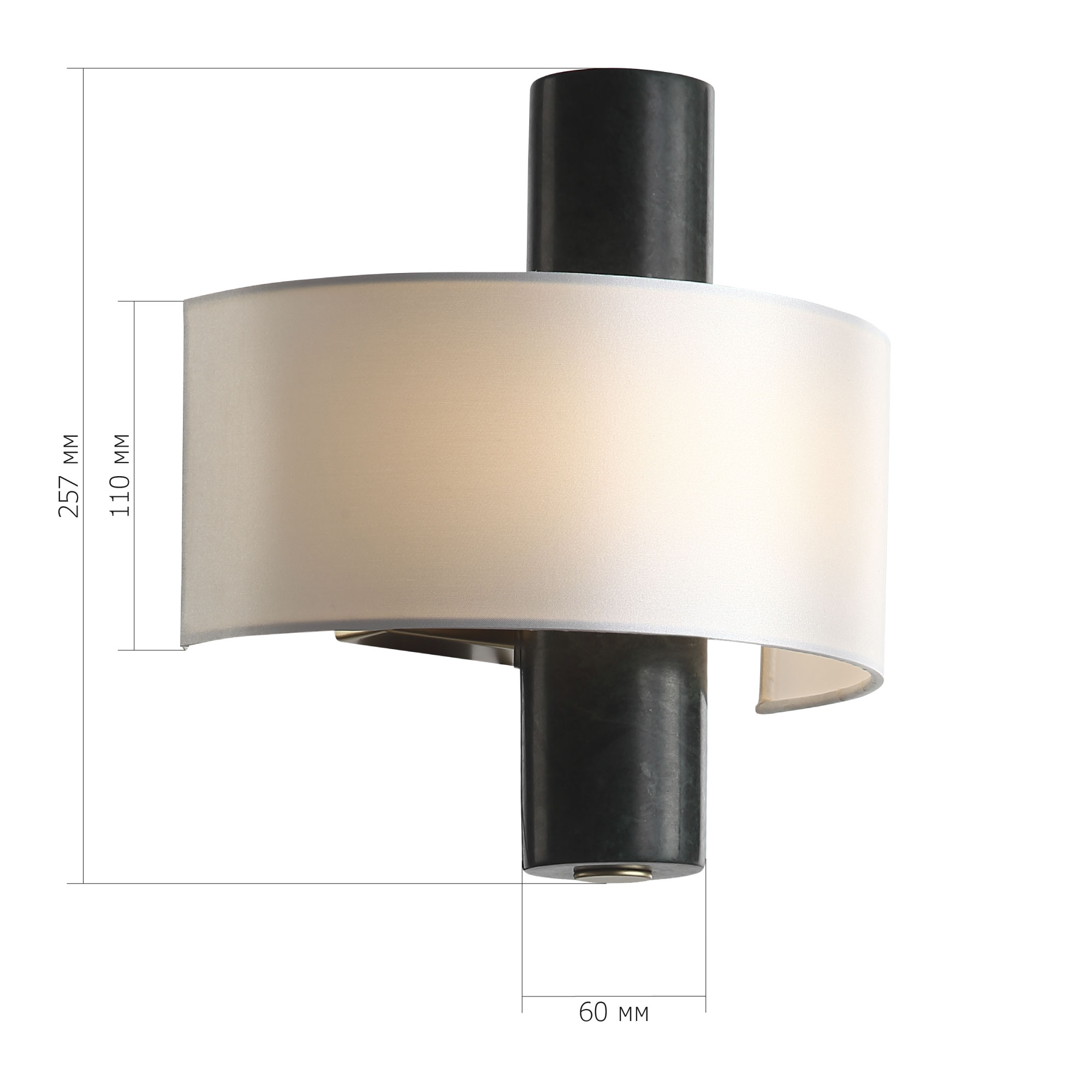 SL6230.401.01 Светильник настенный ST-Luce Черный/Белый LED 1*5W 3000K NOBLE