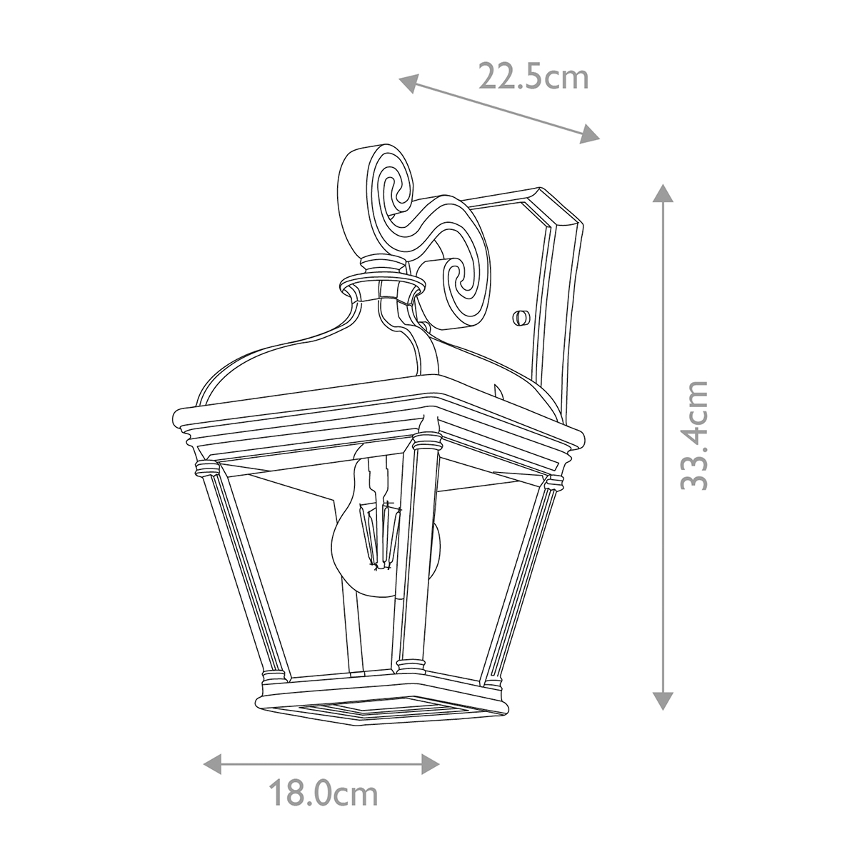Настенный фонарь Elstead Lighting, Арт. BAYVIEW-2M-BK