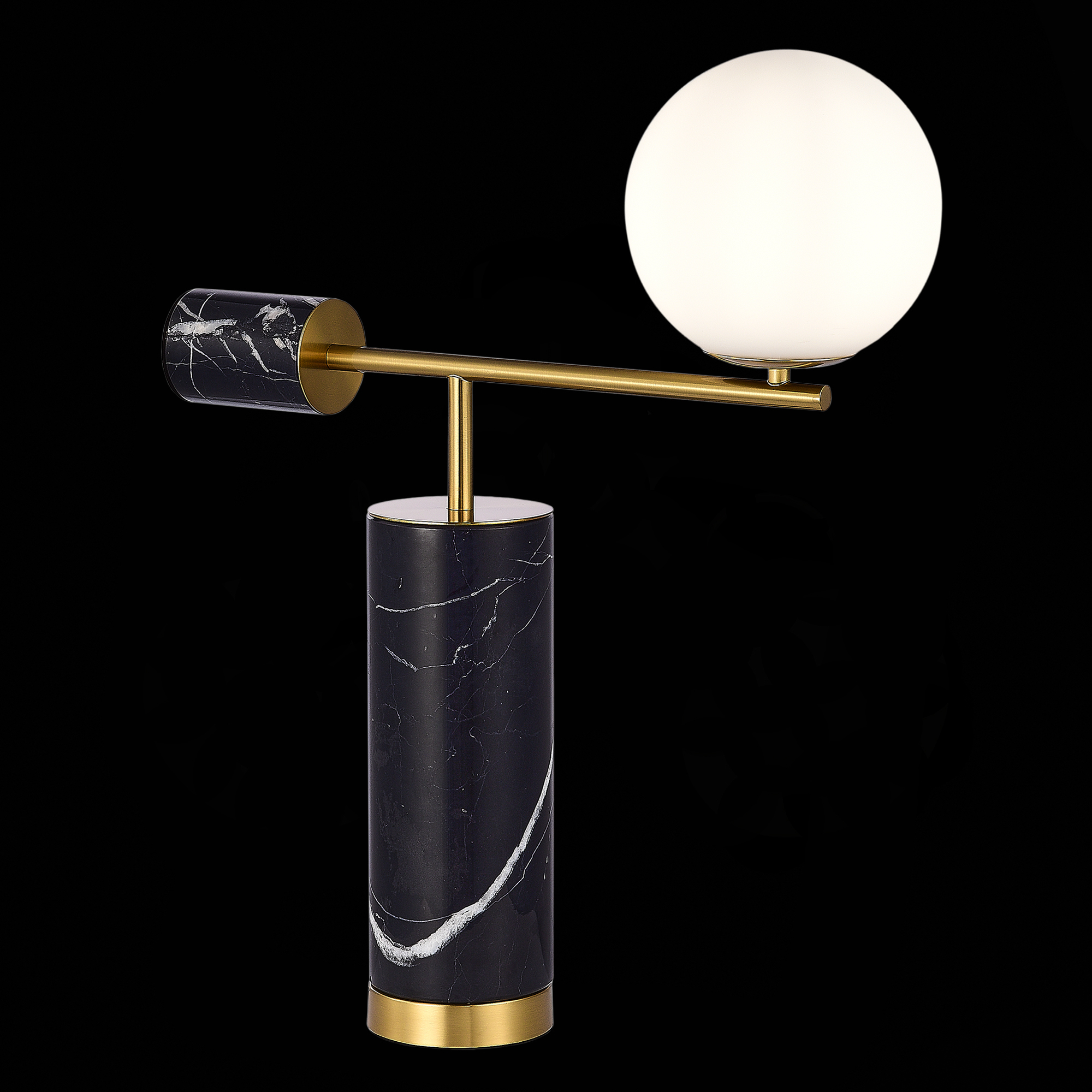 SL1008.404.01 Прикроватная лампа ST-Luce Латунь,Черный/Белый G9 1*5W DANESE