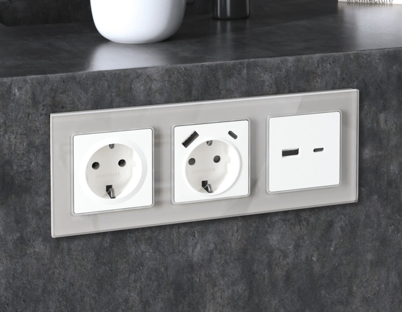 Розетка Ambrella Volt MA126010