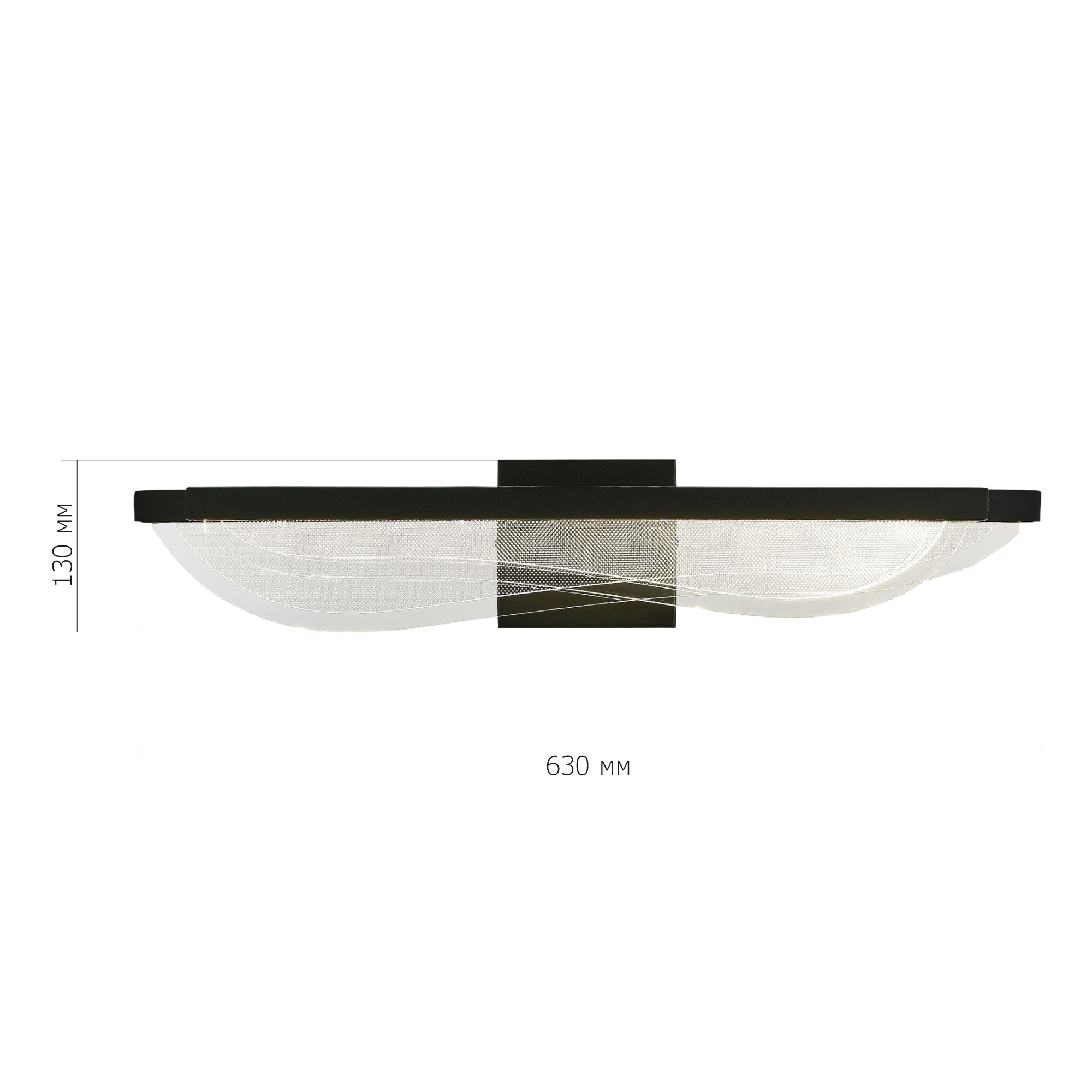 SL6509.401.01 Светильник настенный ST-Luce Черный/Прозрачный LED 1*18W 4000K FESALE