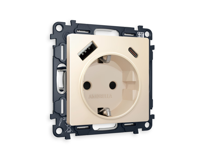 Розетка Ambrella Volt MA330010
