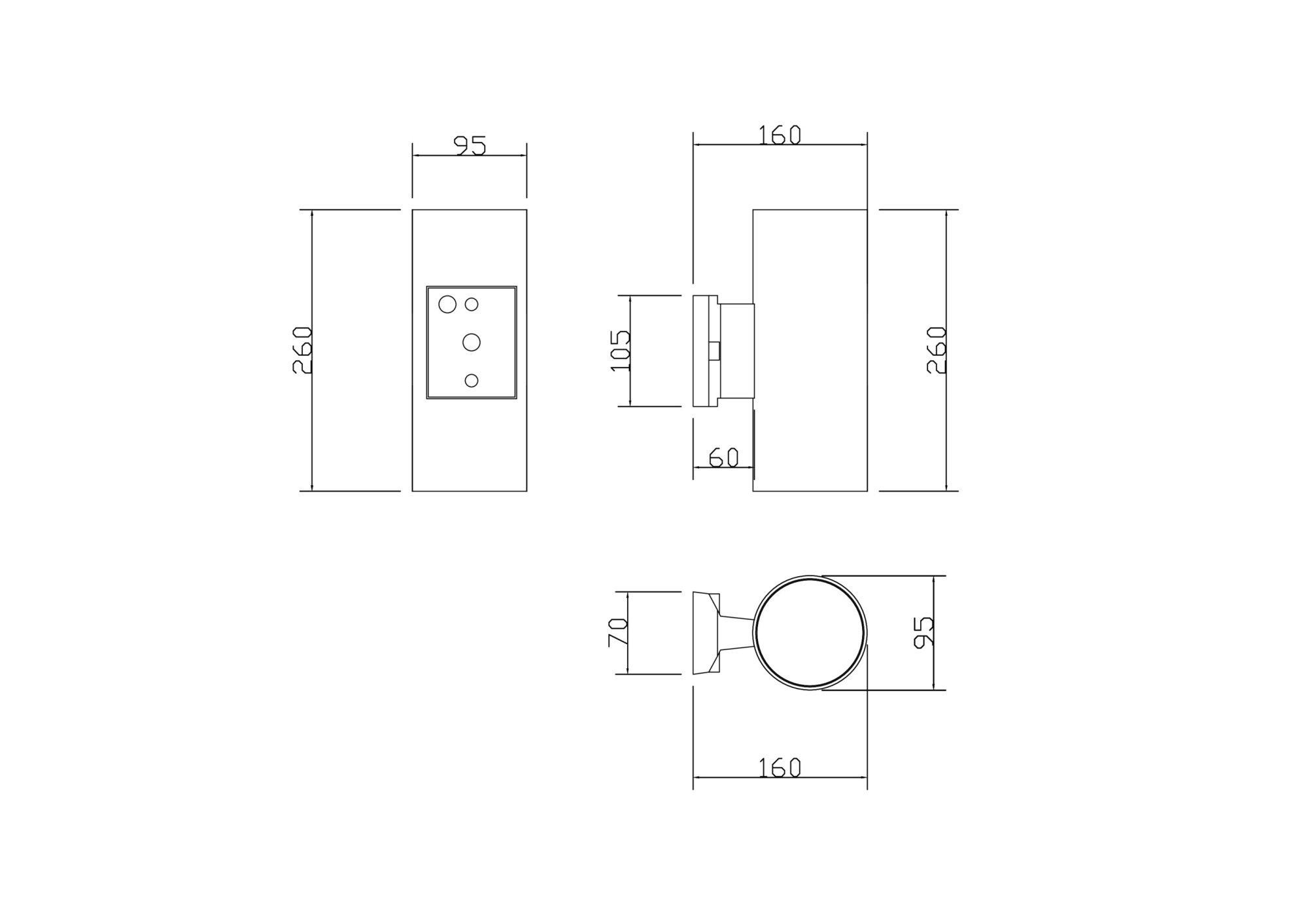 Настенный светильник (бра) Outdoor O419WL-02W