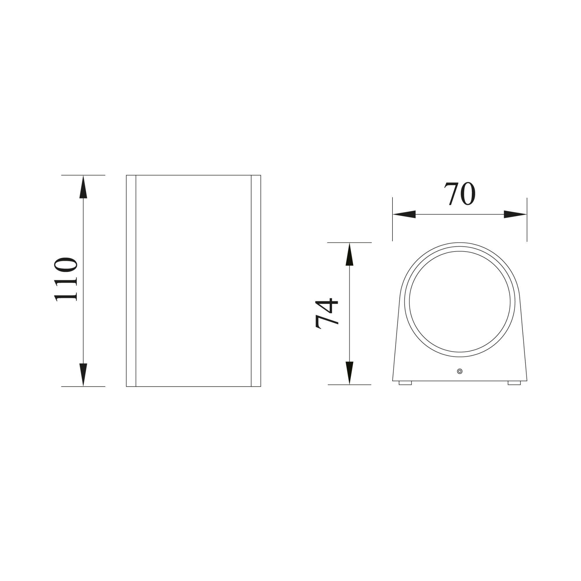 Настенный фонарь Natural Concepts, Арт. NC-013332-SB