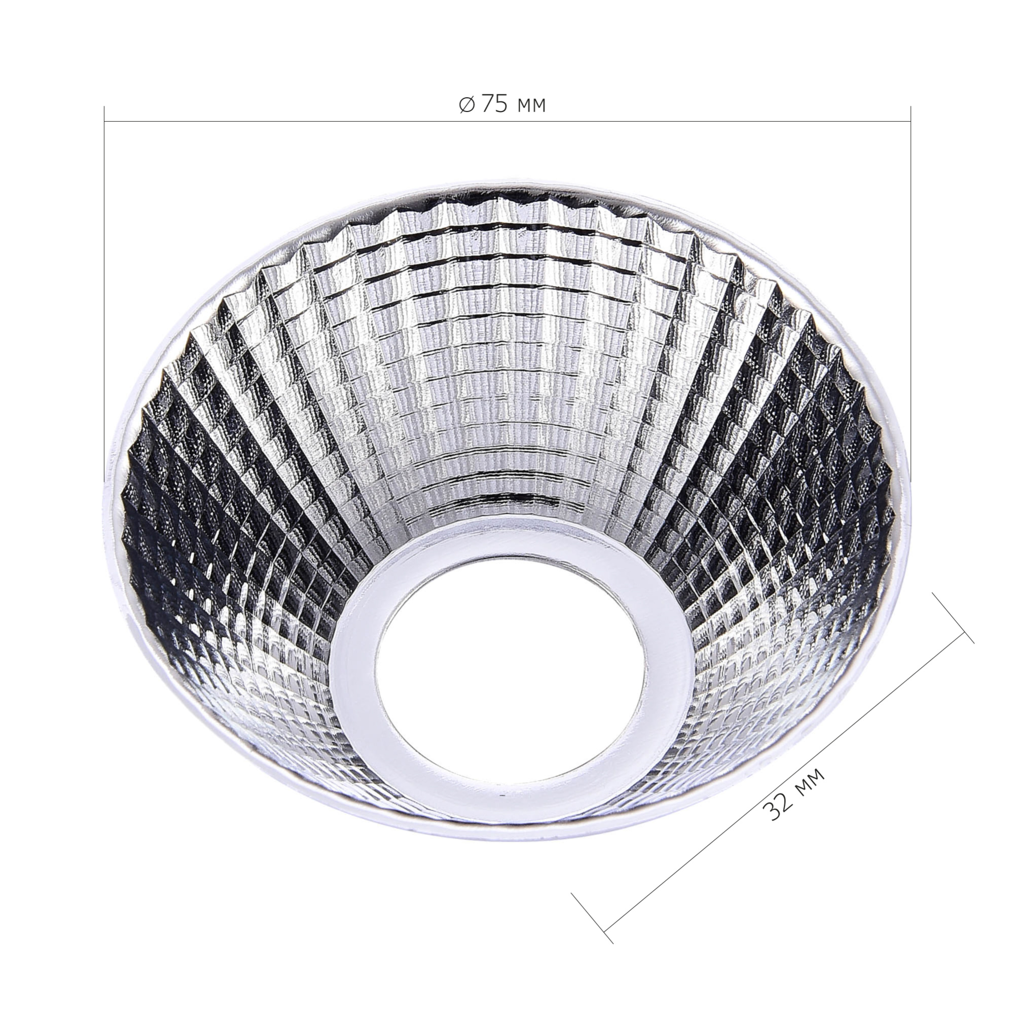 ST661.024.40 Рефлектор для светильника ST661 ST-Luce Хром TRACE