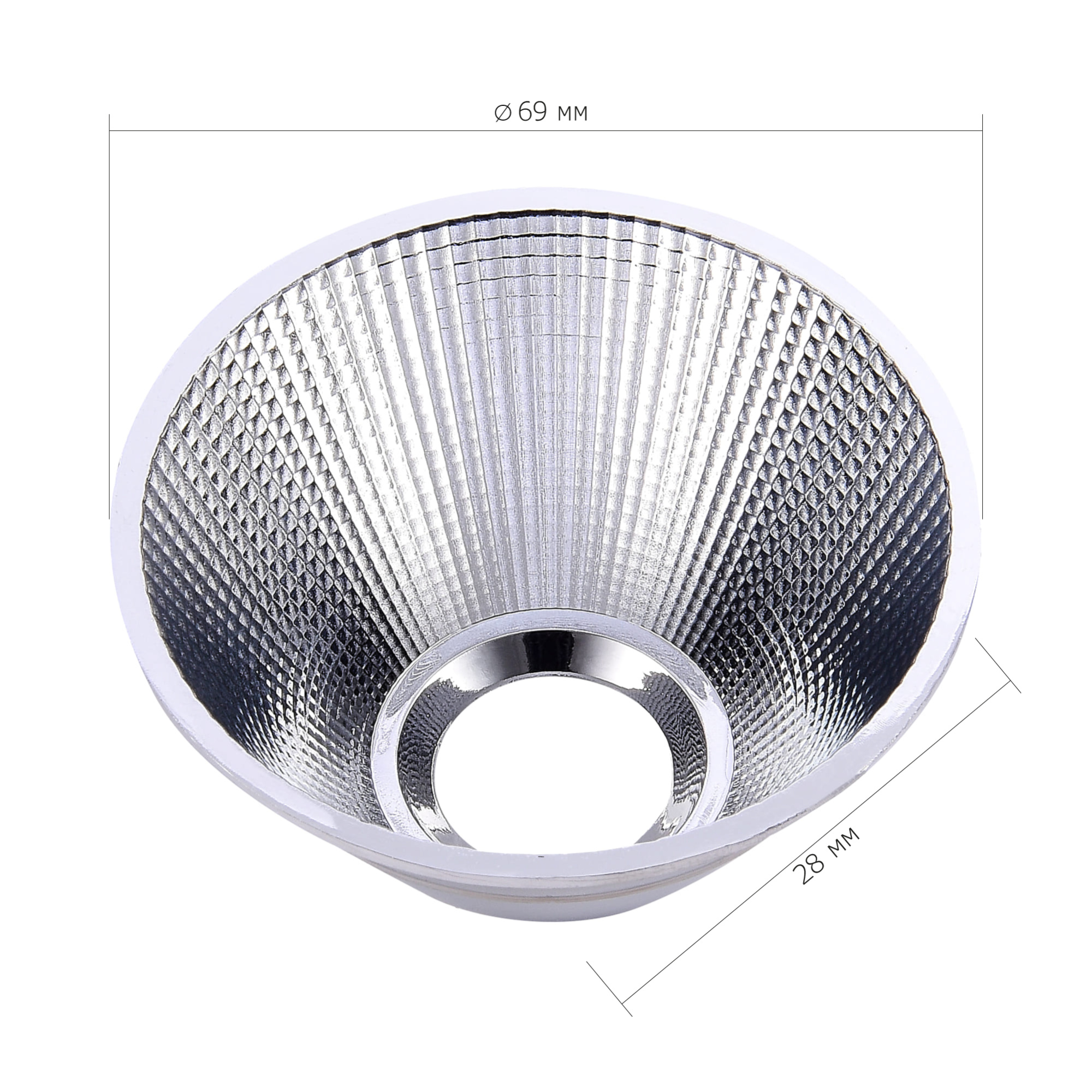 ST661.024.30 Рефлектор для светильника ST661 ST-Luce Хром TRACE