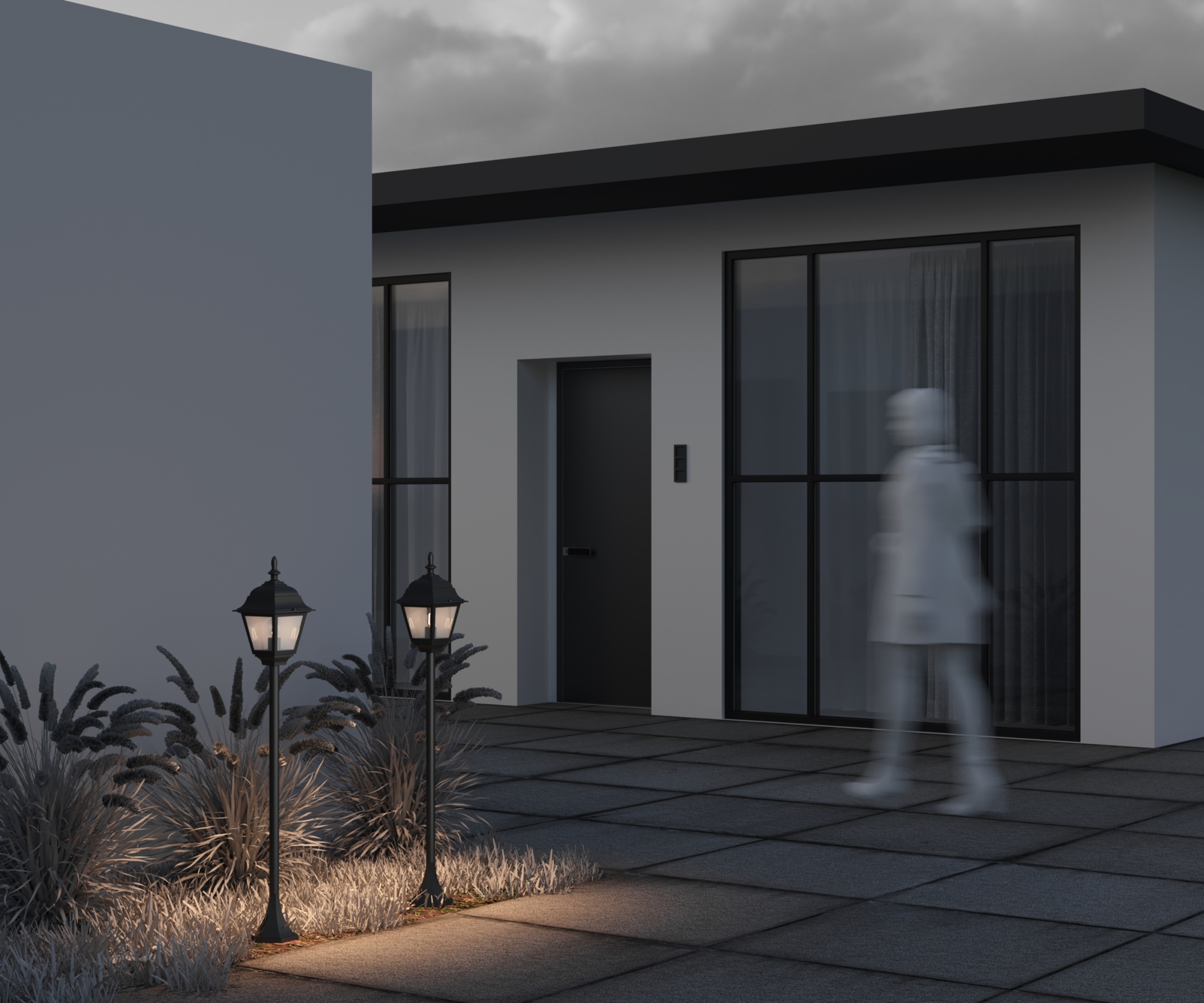 Ландшафтный светильник Outdoor O003FL-01B