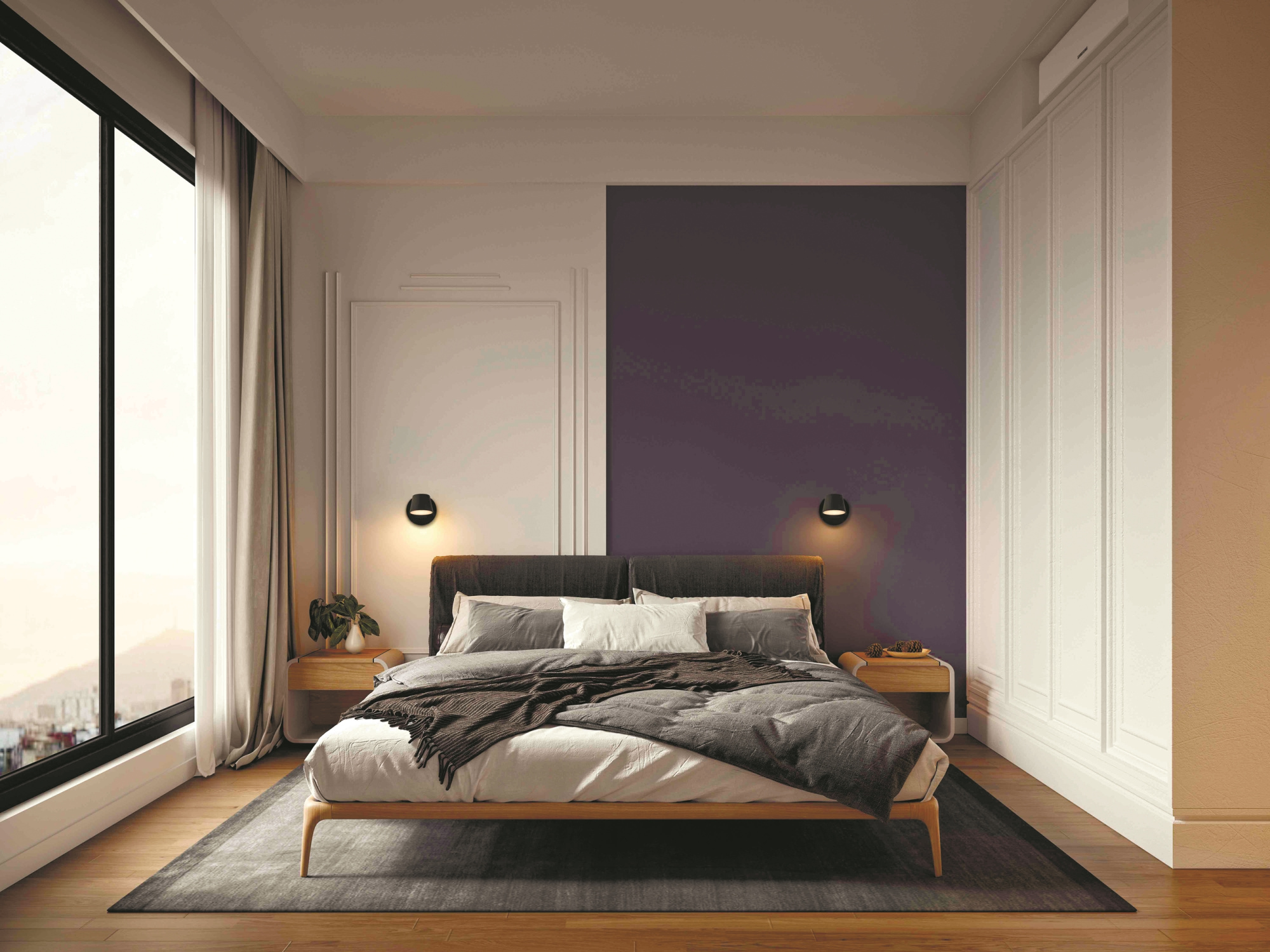 Настенный светильник (бра) Maytoni MOD421WL-L6B3K