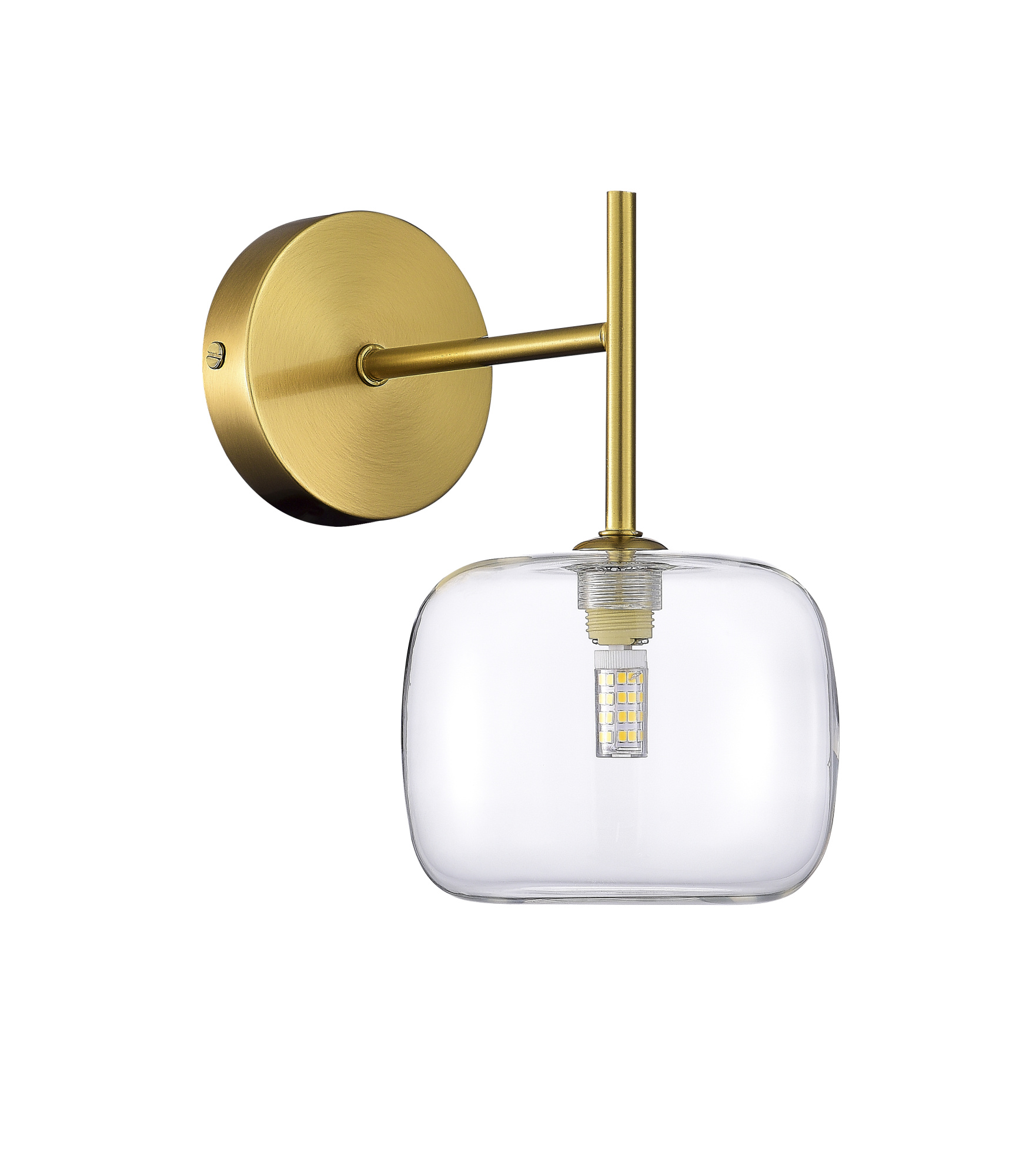 SL1049.301.01 Бра ST-Luce Латунь/Прозрачный G9 1*5W FINN